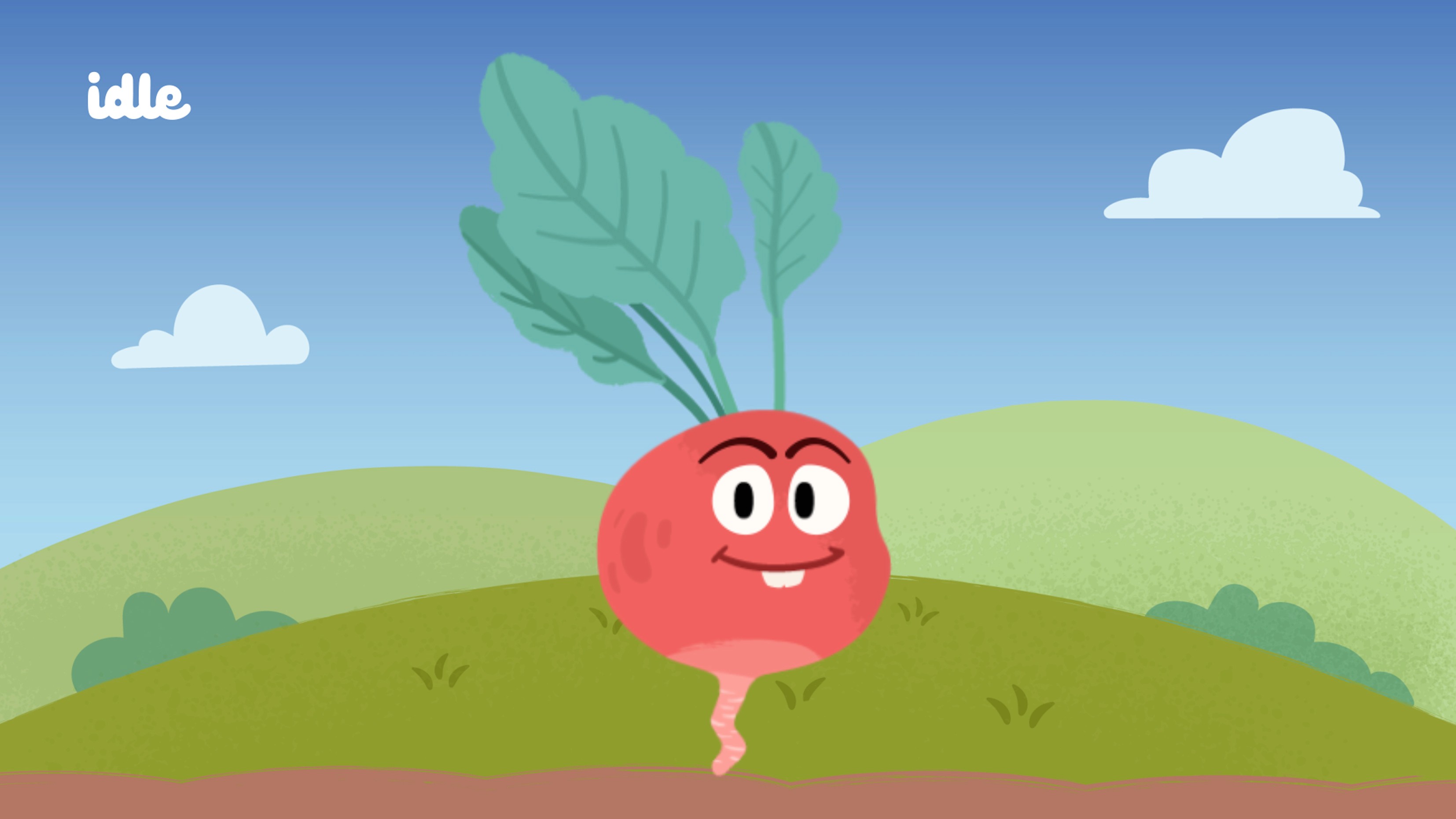 Radish Game Character project preview